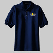 Beersnob Logo (Dark) Men's Classic Pique Sports Shirt