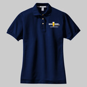 Beersnob Logo (Dark) Ladies Classic Pique Sports Shirt